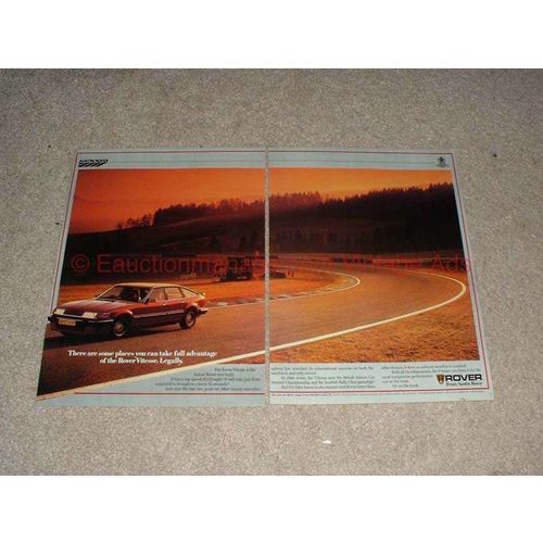1985 2pg Austin Rover Vitesse Car Ad - Full Advantage!