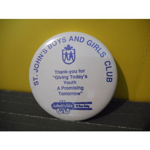 St.John's Boys and Girls Club Newfoundland 24 Hour Relay Pinback