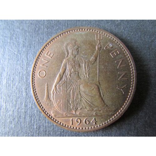 1964 QUEEN ELIZABETH II ONE PENNY FREE POST. (x) AAR