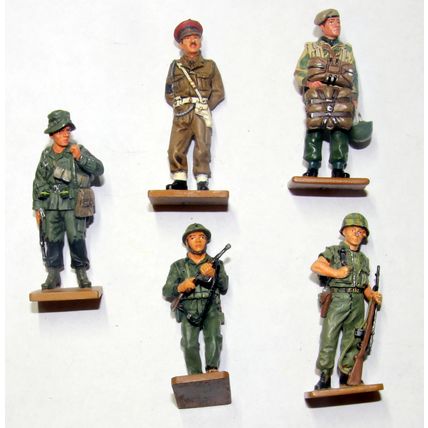 del prado men at war vietnam & cold war metal soldiers