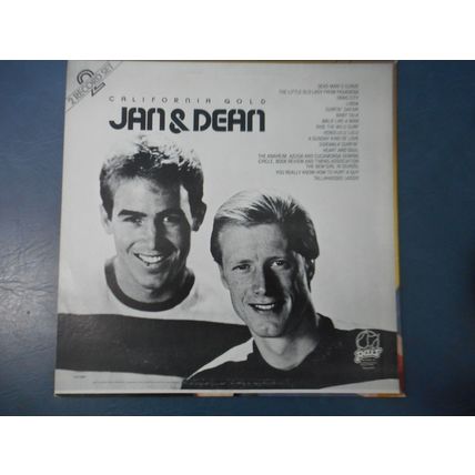 Jan & Dean - California Gold (2-LP) Vinyl Surf/Instrumental Rock PDL2-1071 Pair