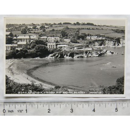 vintage postcard Aberporth, Dyffryn & Dolwen Beaches