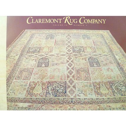 CLAREMONT RUG COMPANY VOLUME 10 NUMBER 3 CATALOGUE OF ANTIQUE RUGS & TEXTILES