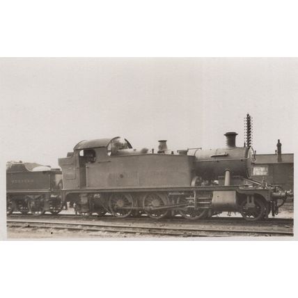 GWR No 5553 Class 2-6-2T George Churchward Train RPC Postcard