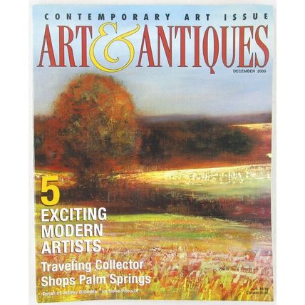 Art & Antiques Magazine, December 2000, Modern Artists, African Sculpture