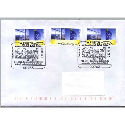 Deutschland SSt. Fürth '175 J. Dt. Eisenbahn, Bayerische Ludwigsbahn' 2010