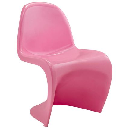 Mid-Century Modern ABS ‘Wave’ Stack Chair Dining Side Accent Adult 240 lb Weight