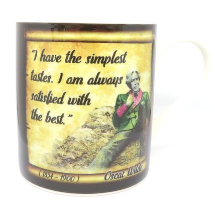 Oscar Wilde Mug Fine China 9 CM Famous Poets Great Gift Idea Comes Boxed Ceramic