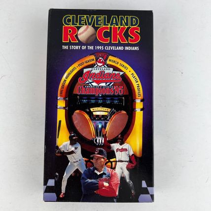 Cleveland Rocks Story Of The 1995 Cleveland Indians Baseball VHS Video Tape