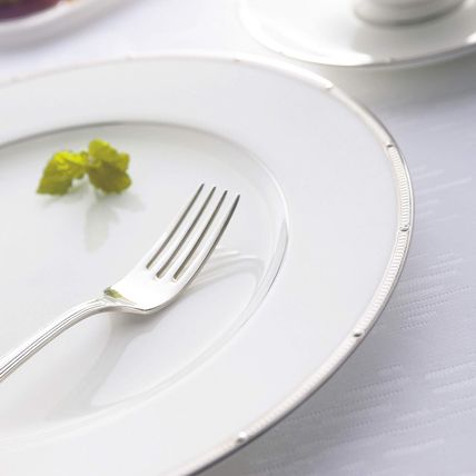 Noritake Rochelle Platinum 16-Inch Oval Platter-NEW-SEALED-FAST SHIPPING