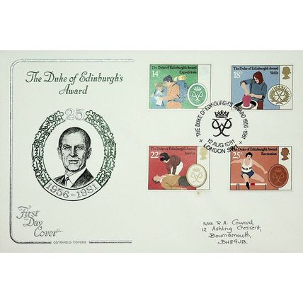 1981 Duke Of Edinburgh's Award, London Postmark, Cotswold FDC