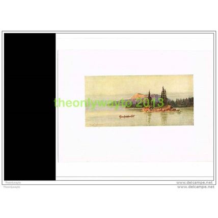 CARIBOU ISLAND , THUNDER BAY, Book Illustration, 1907
