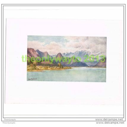 PITT RIVER AND GOLDEN EAR MOUNTAINS, Book Illustration, 1907