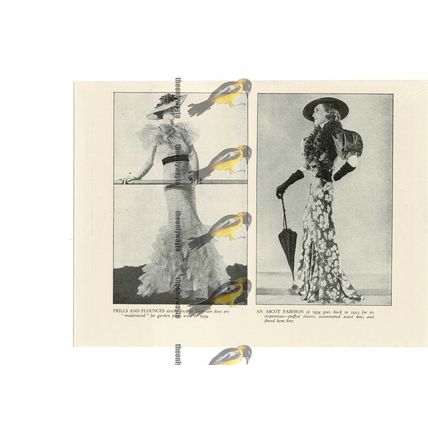 Frill & Flounces, Dresses for Parties & Ascot 1934, Book Illustration (Print)