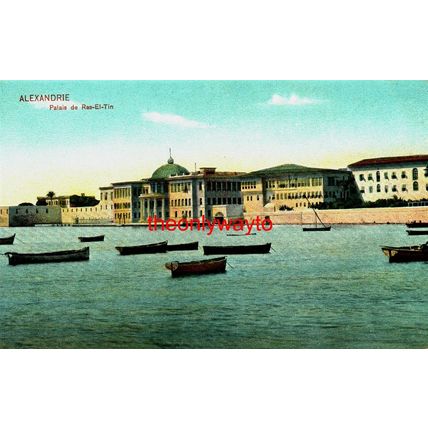 Alexandrie, Palais De Ras-El-Tin, Egypt, S N Thiodossiou, Postcard, 1910s?