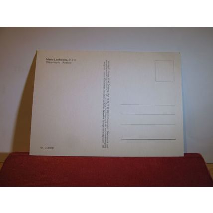 MARIA LANKOWITZ, STEIERMARK, AUSTRIA unused postcard =