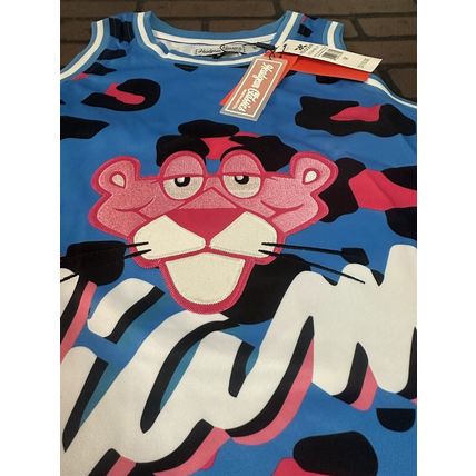 PINK PANTHER / MIAMI Blue Headgear Classics Basketball Jersey ~Never Worn~ M