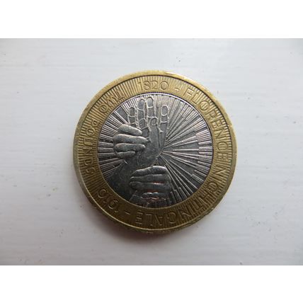 2 Coin Florence Nightingale Nurse Pulse Hands 2010 Circulated FREEPOST