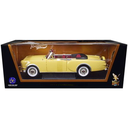 1953 Packard Caribbean Yellow 1/18 Diecast Model Car by Road Signature