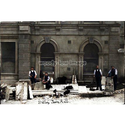 ptc5852 - Yorks - Early repairs or renovation to Batley Town Hall - print 6x4