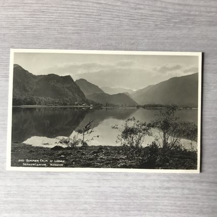 Vintage Real Photo Postcard 2110 Summer Calm at Lodore Derwen UNUSED Postcard FC