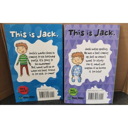 2 Hey Jack! Paperback Books The Best Party Ever & The Worry Monsters