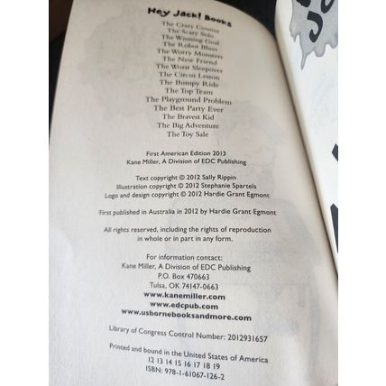2 Hey Jack! Paperback Books The Best Party Ever & The Worry Monsters