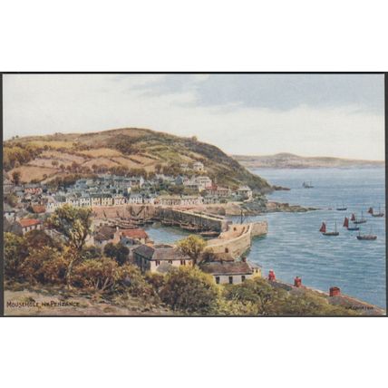 AR Quinton - Mousehole, near Penzance, Cornwall, c.1910 - Salmon Postcard