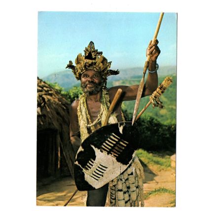 Zulu Chief - Natal - South Africa - Postally Used - Empangeni ??? October 1975