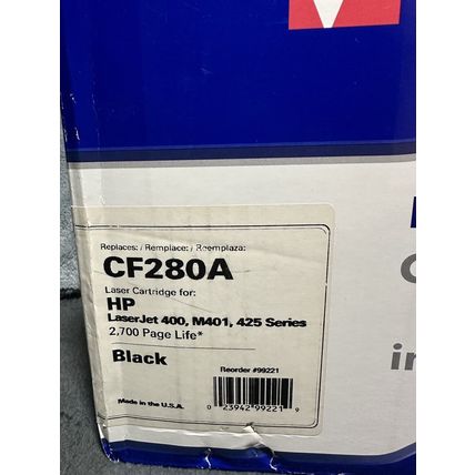 Toner Laser Cartridge Compatible CF280A HP LaserJet 400,M401,425 Series Black