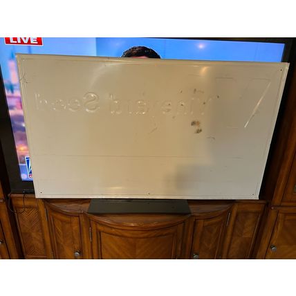 Embossed Vineyard Co-Op Dealer sign marked Grace Comm. Inc. Earth City 2-(9)6 DL