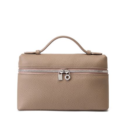 Genuine Leather Women Purses and Handbags Shoulder Bag Grey