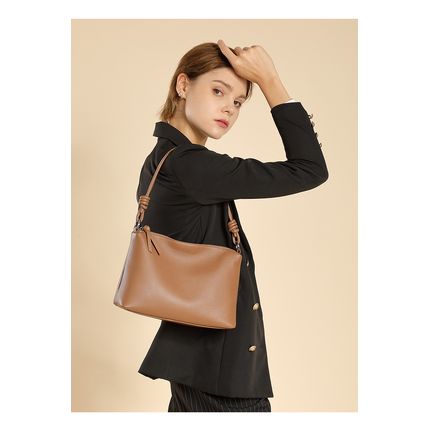 Genuine Leather Women Shoulder Handbag Ladies Crossbody Purse