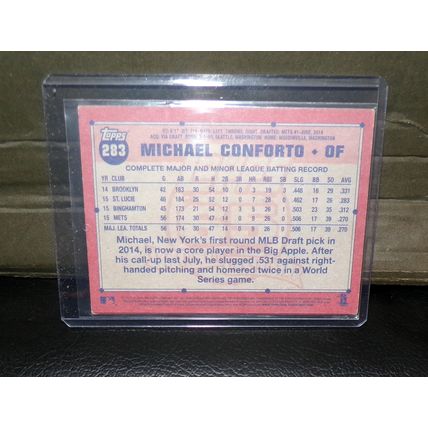 TOPPS ARCHIVES 2016 MICHAEL CONFORTO 65 YEARS OF BASEBALL ROOKIE CARD #283