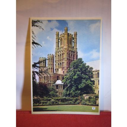 WEST TOWER, ELY CATHEDRAL CAMBRIDGESHIRE unused postcard by Walter Scott =