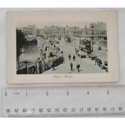 vintage postcard Glasgow Bridge