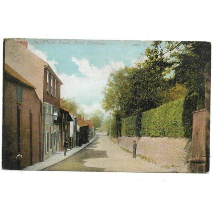 Swaffham Road, East Dereham, Norfolk, Postcard.
