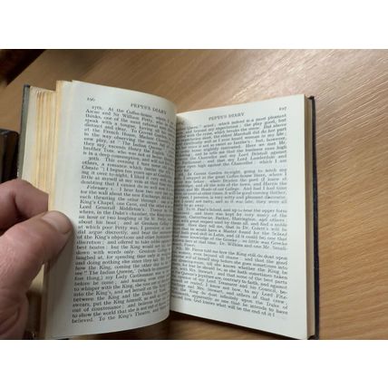 VINTAGE "THE DIARY OF SAMUEL PEPYS" FAUX LEATHER BOOK (P3)