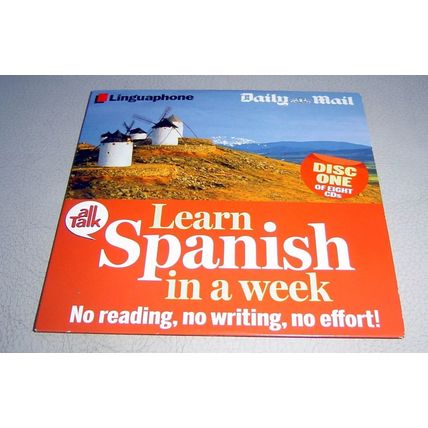 LEARN SPANISH IN A WEEK (disc one of eight) : DAILY MAIL PROMOTIONAL AUDIO CD :