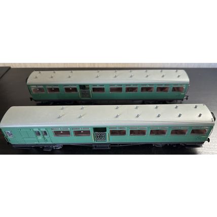 Kernow Models K1004 OO Gauge LSWR Gate Stock BR (SR) Green Set 373 - NMIB