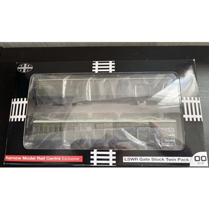 Kernow Models K1001 OO Gauge LSWR Gate Stock BR Olive Green Set 374 - NMIB