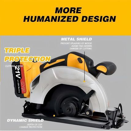 Cordless Circular Saw for DEWALT 20V MAX Battery, 7-1/4 Inch Brushless Power Cir