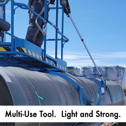 6 Ft Truck Cargo Retriever | Heavy Duty Grabber Reach Tool - 110 Pound Pull | In