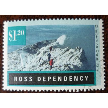Ross Dependency 1996 Antarctic Landscapes $1.20 Climbers on Rim used stamp SG41