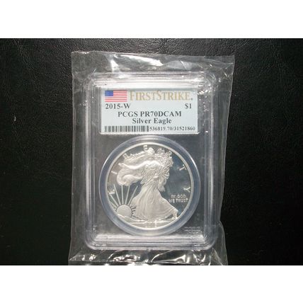 2015-W PCGS Silver Eagle First Strike PR70 DCAM