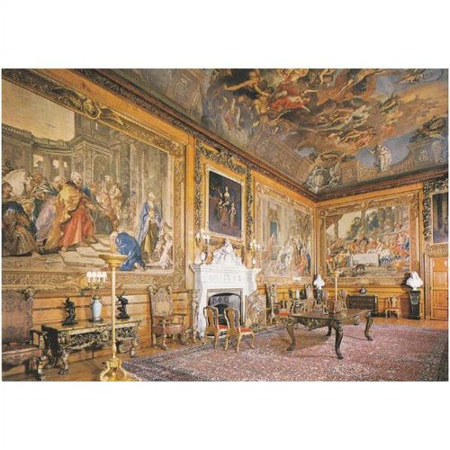 Colour Postcard - The Queen's Presence Chamber, Windsor Castle, Berkshire
