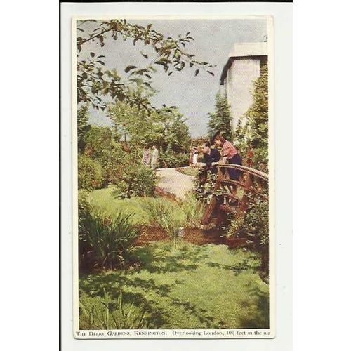 LONDON Kensington Derry Gardens Postcard
