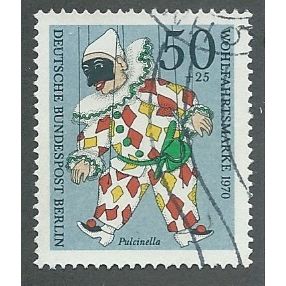 BERLIN -1970 50pf +25 'HUMANITARIAN RELEIF FUNDS' FINE USED (EBID44-739)