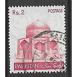 PAKISTAN 1978 2R RED MAUSOLEUM OF IBRAHIM SG477 FINE USED