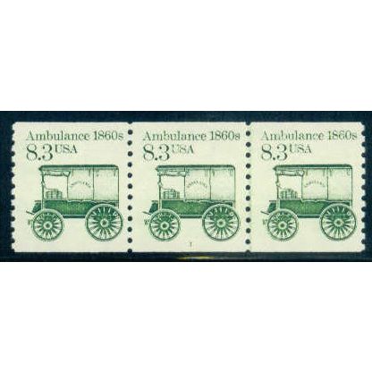 2128 8.3c Ambulance Fine MNH Dry Gum PNC 1/3 A02218